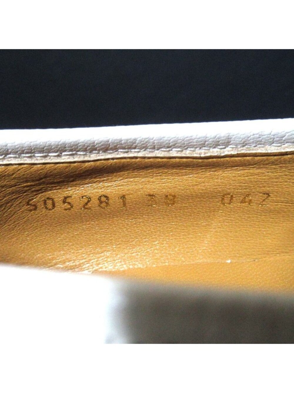 Gucci Jordan Embroidered Horsebit Slip on Loafers 38 Ivory - Picture 11 of 12